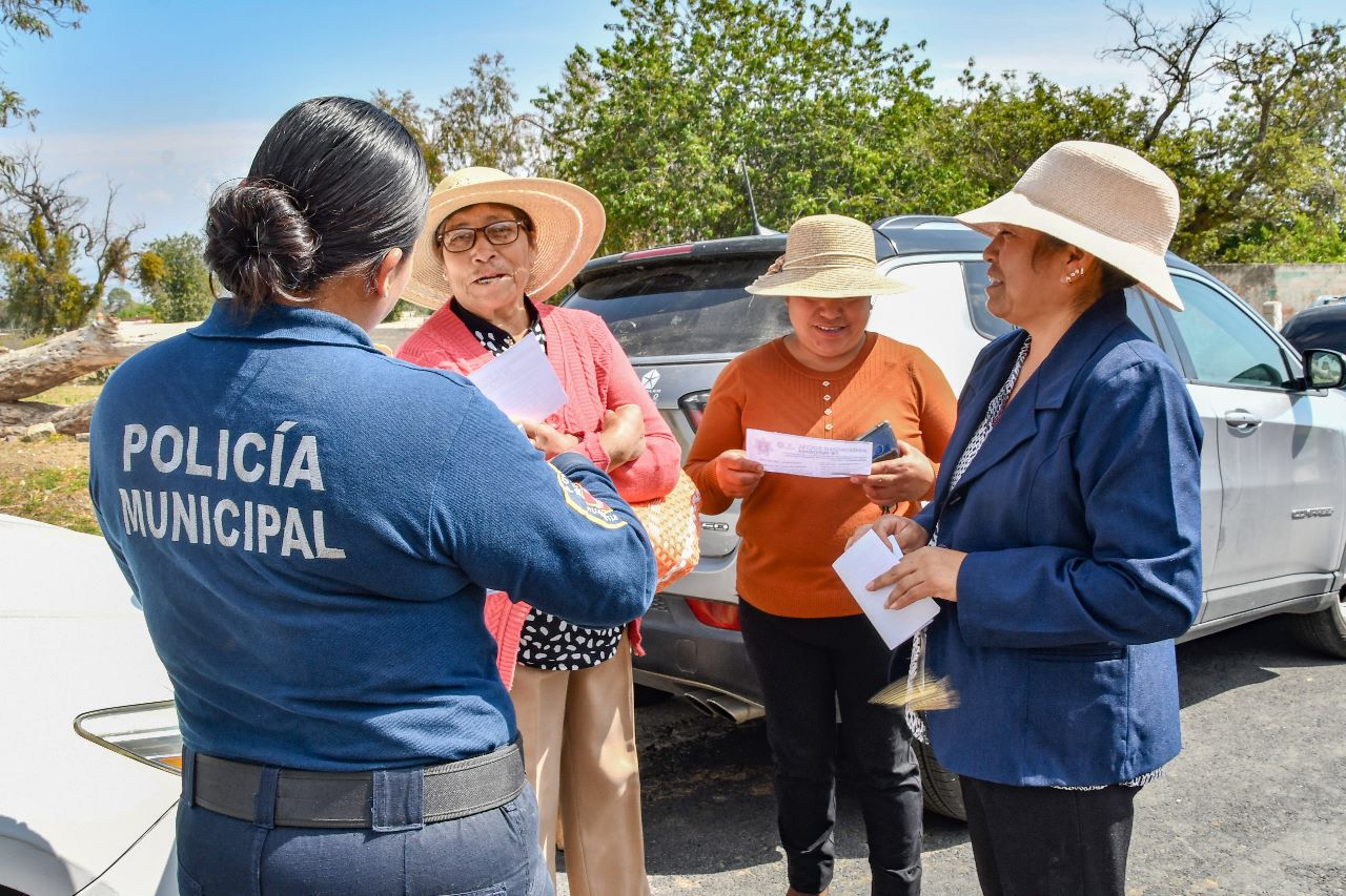 Con acciones de proximidad social se estrechan lazos de confianza: policía de Huamantla